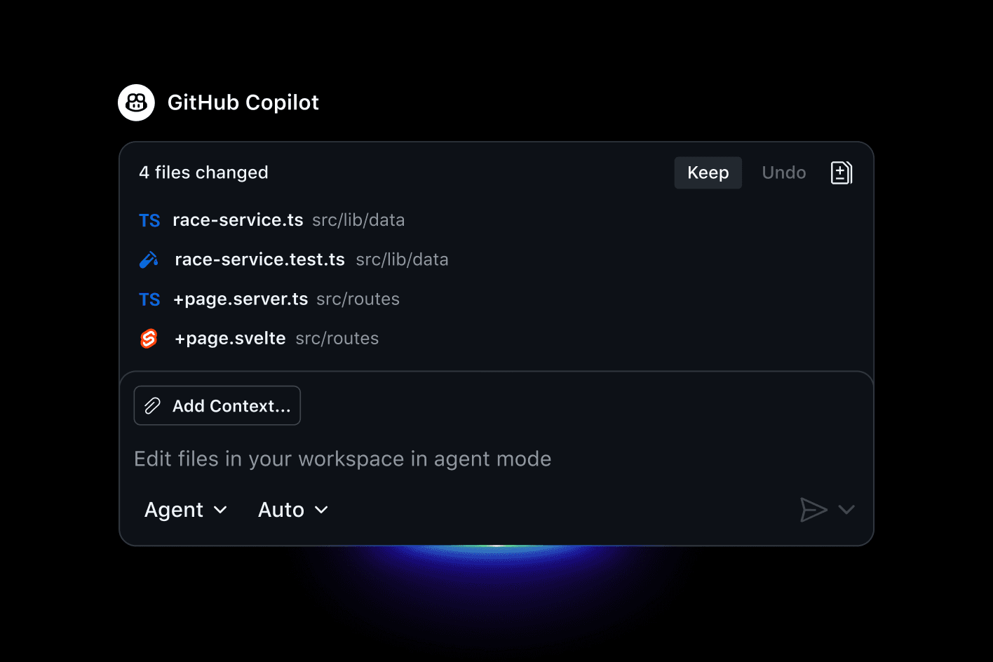 GitHub Copilot · агент в VS Code